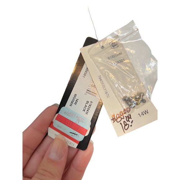 Black Sleeveless Beaded Neckline Dress 14W With Flowing Chiffon Overlay & Keyhol - Picture 5 of 6